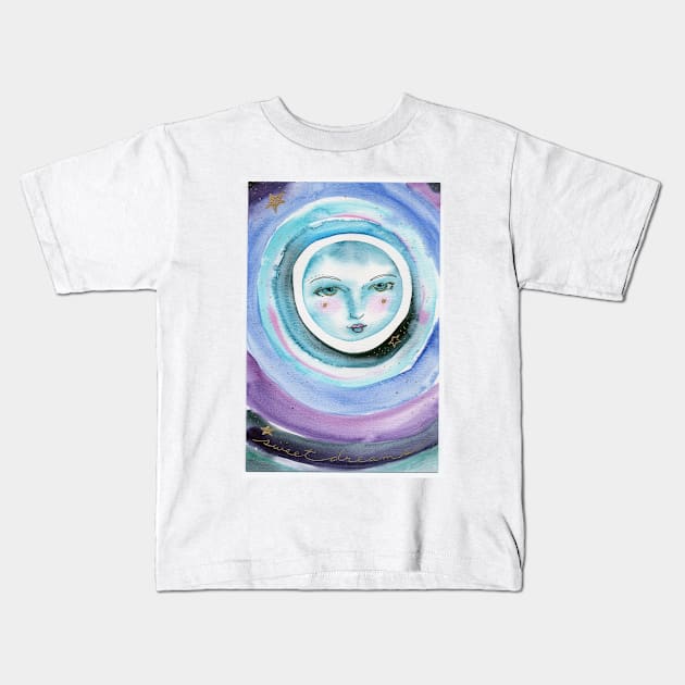 Sweetest Dreams Kids T-Shirt by gaea